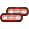 RIGID Industries SR-L Series Surface Mount Spreader Light - Black Housing - Red Halo [53122] - Mealey Marine