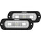 RIGID Industries SR-L Series Flush Mount Spreader Light - Black Housing - White Halo [53220] - Mealey Marine