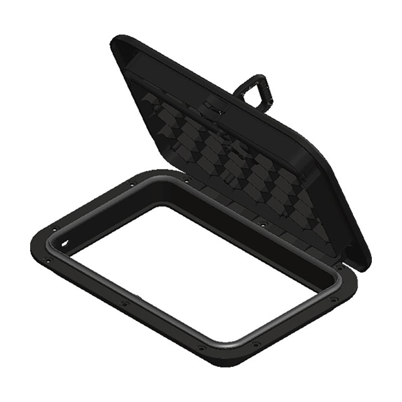 Sea-Dog Triple Lock Rectangular Marine Hatch - 10" x 14" - Black [336525-3] - Mealey Marine