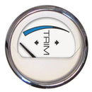 Faria Chesapeake White SS 2" Trim Gauge (OMC Cobra (93 - 94)  Volvo SX - MD Models) [13808] - Mealey Marine