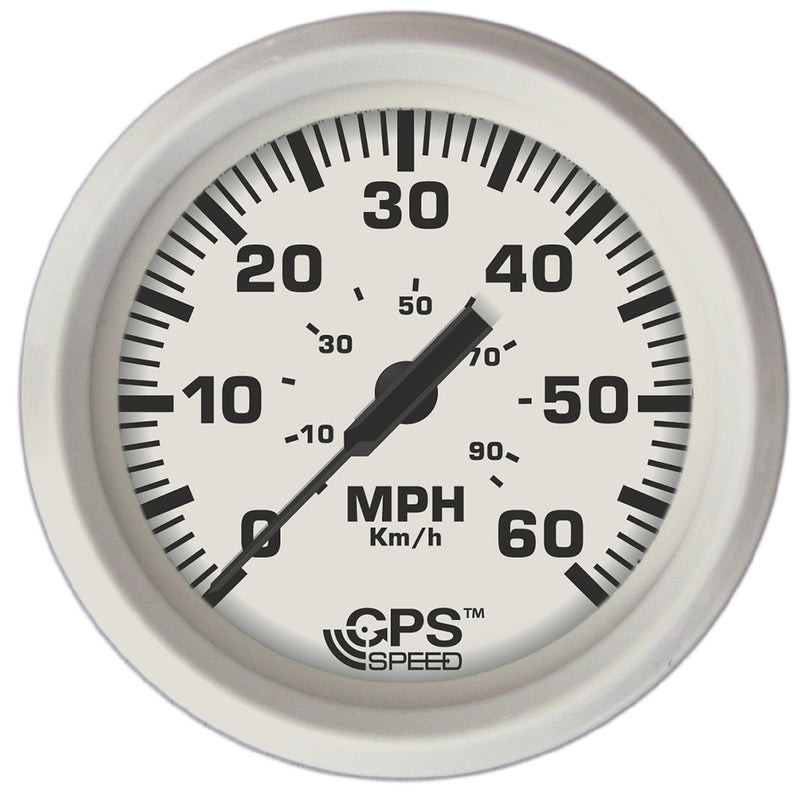 Faria Dress White 4" GPS Speedometer [33147] - Mealey Marine