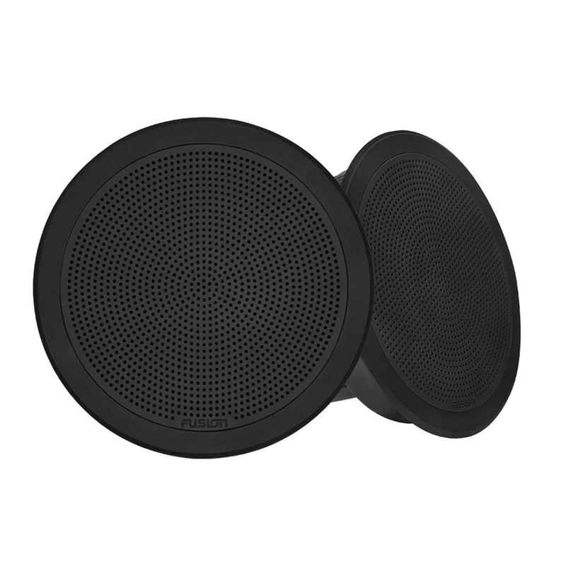 FUSION FM-F65RB FM Series 6.5" Flush Mount Round Marine Speakers - Black Grill - 120W [010-02299-01] - Mealey Marine