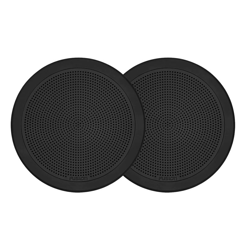 FUSION FM-F65RB FM Series 6.5" Flush Mount Round Marine Speakers - Black Grill - 120W [010-02299-01] - Mealey Marine