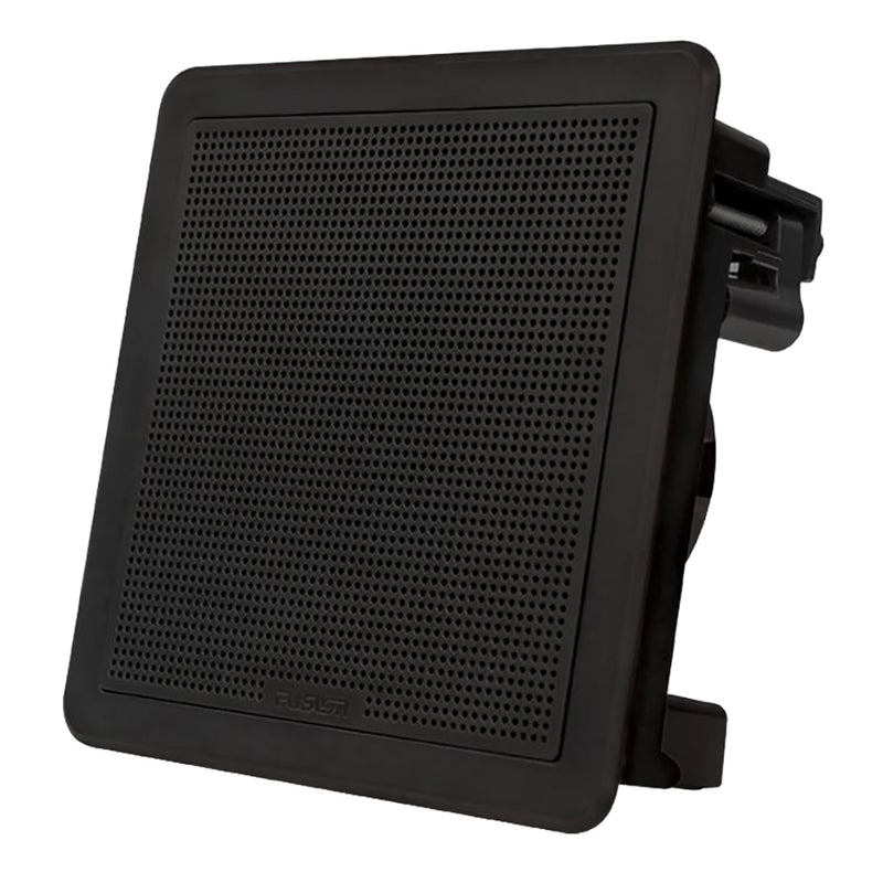 FUSION FM-F77RB FM Series 7.7" Flush Mount Square Marine Speakers - Black Grill - 200W [010-02300-11] - Mealey Marine