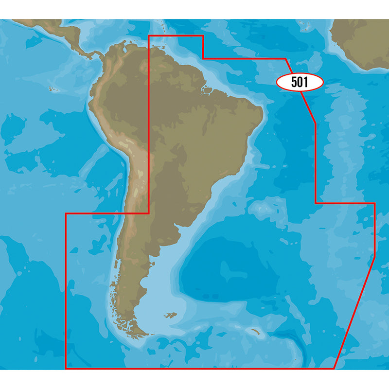 C-MAP 4D SA-D501 Gulf of Paria to Cape Horn [SA-D501] - Mealey Marine