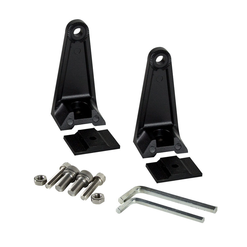 HEISE Replacement Lightbar Mounting Brackets  Hardware [HE-RMBK] - Mealey Marine