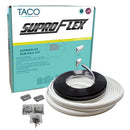 TACO SuproFlex Rub Rail Kit - White w/Flex Chrome Insert - 2"H x 1.2"W x 80L [V11-9990WCM80-2] - Mealey Marine