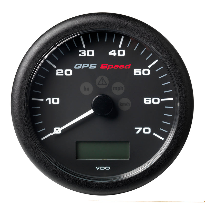 Veratron 4-1/4" (110MM) ViewLine GPS Speedometer 0-70 KNOTS/KMH/MPH - 8 to 16V Black Dial  Bezel [A2C59501781] - Mealey Marine