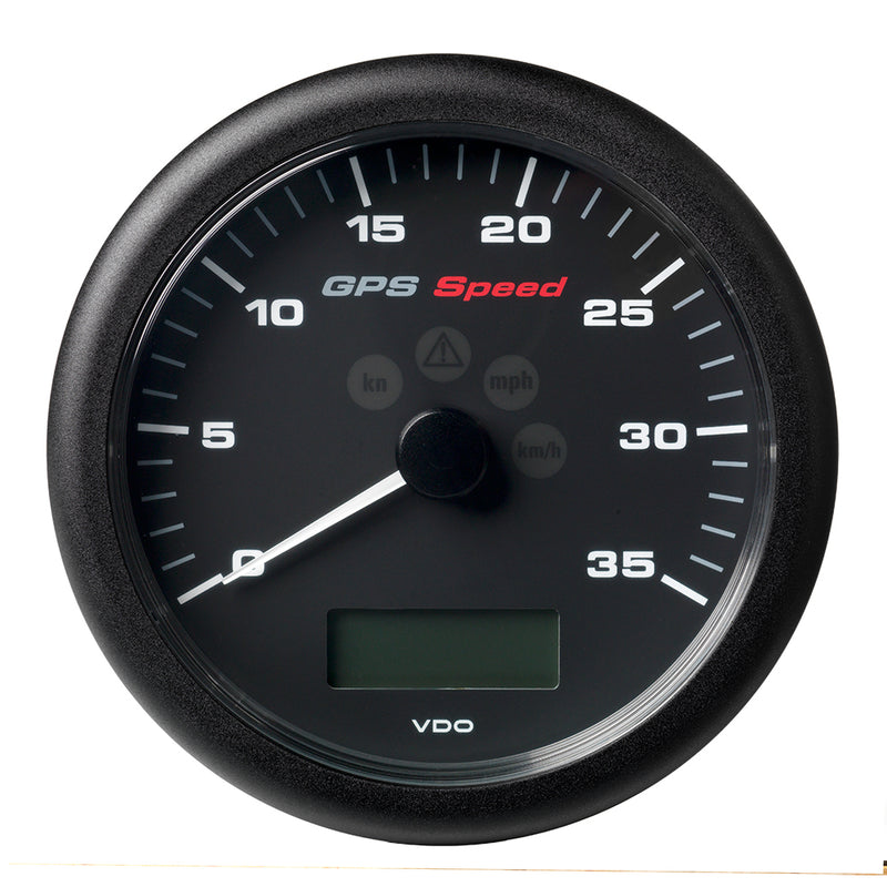 Veratron 4-1/4" (110MM) ViewLine GPS Speedometer 0-35 KNOTS/KMH/MPH - 8 to 16V Black Dial  Bezel [A2C59501782] - Mealey Marine