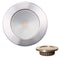 Lunasea Gen3 Warm White, RGBW Full Color 3.5 IP65 Recessed Light w/Brushed Stainless Steel Bezel - 12VDC [LLB-46RG-3A-BN] - Mealey Marine