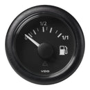 Veratron 52MM (2-1/16") ViewLine Fuel Level Gauge 0-1/1 - 3 to 180 OHM - Black Dial  Round Bezel [A2C59514082] - Mealey Marine