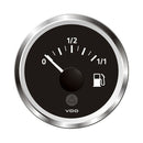 Veratron 52MM (2-1/16") ViewLine Fuel Level Gauge 0-1/1 - 3-180 OHM - Black Dial  Chrome Triangular Bezel [A2C59514083] - Mealey Marine