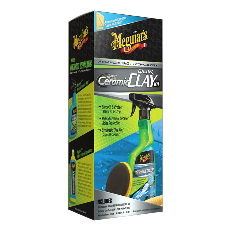 Meguiars Hybrid Ceramic Quik Clay Kit [G200200] - Mealey Marine