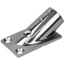 Sea-Dog Rail Base Fitting Rectangular Base 30 316 Stainless Steel - 1-7/8" x 3-3/16" - 1" OD [281301-1] - Mealey Marine