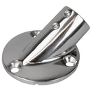 Sea-Dog Rail Base Fitting 2-3/4" Round Base 30 316 Stainless Steel - 1" OD [280301-1] - Mealey Marine