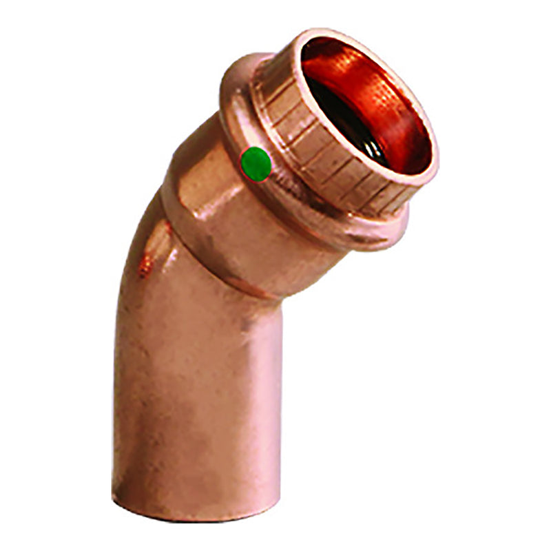 Viega ProPress 1-1/4" - 45 Copper Elbow - Street/Press Connection - Smart Connect Technology [77063] - Mealey Marine