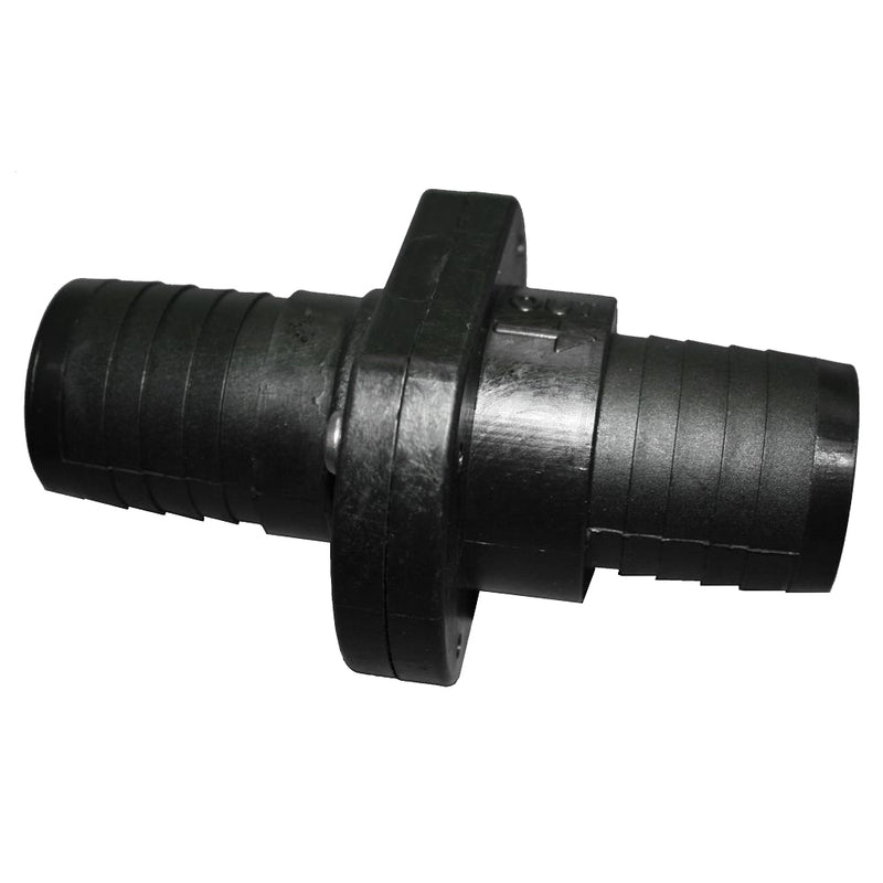 T-H Marine Double Barb Inline Scupper Check Valve - 1-1/2" - Black [ILS-1500-DP] - Mealey Marine