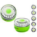 Navisafe Navilight All-White 5 Mode 360 Rescue 2NM w/Green Magnet Base [010-1] - Mealey Marine