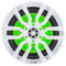 DS18 HYDRO 6.5" 2-Way Marine Speakers w/RGB LED Lights 300W - White [NXL-6]