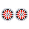 DS18 HYDRO 8" 2-Way Marine Speakers w/RGB LED Lights 375W - White [NXL-8]