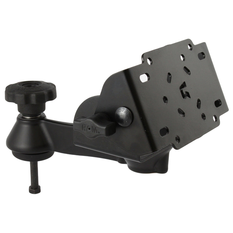 RAM Mount RAM Tilt-N-Turn 90-Degree Bracket w/Single Swing Arm [RAM-VB-TNT90-1] - Mealey Marine