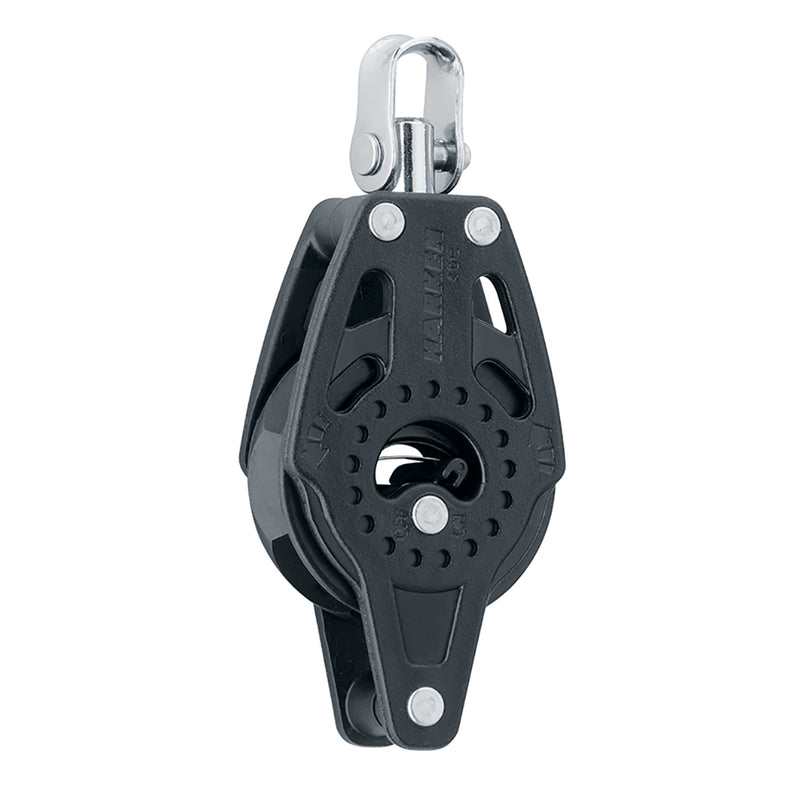 Harken 40mm Carbo Single Ratchet Block w/Swivel  Becket [2609] - Mealey Marine