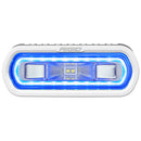 RIGID Industries SR-L Series Marine Spreader Light - White Surface Mount - White Light w/Blue Halo [51101] - Mealey Marine