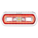 RIGID Industries SR-L Series Marine Spreader Light - White Surface Mount - White Light w/Red Halo [51102] - Mealey Marine