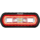 RIGID Industries SR-L Series Marine Spreader Light - Black Surface Mount - White Light w/Red Halo [52102] - Mealey Marine