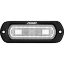 RIGID Industries SR-L Series Marine Spreader Light - Black Flush Mount - White Light w/White Halo [52200] - Mealey Marine