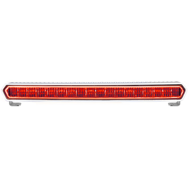 RIGID Industries SR-L Series Marine 20" White LED Lightbar - White Light w/Red Halo [62002] - Mealey Marine