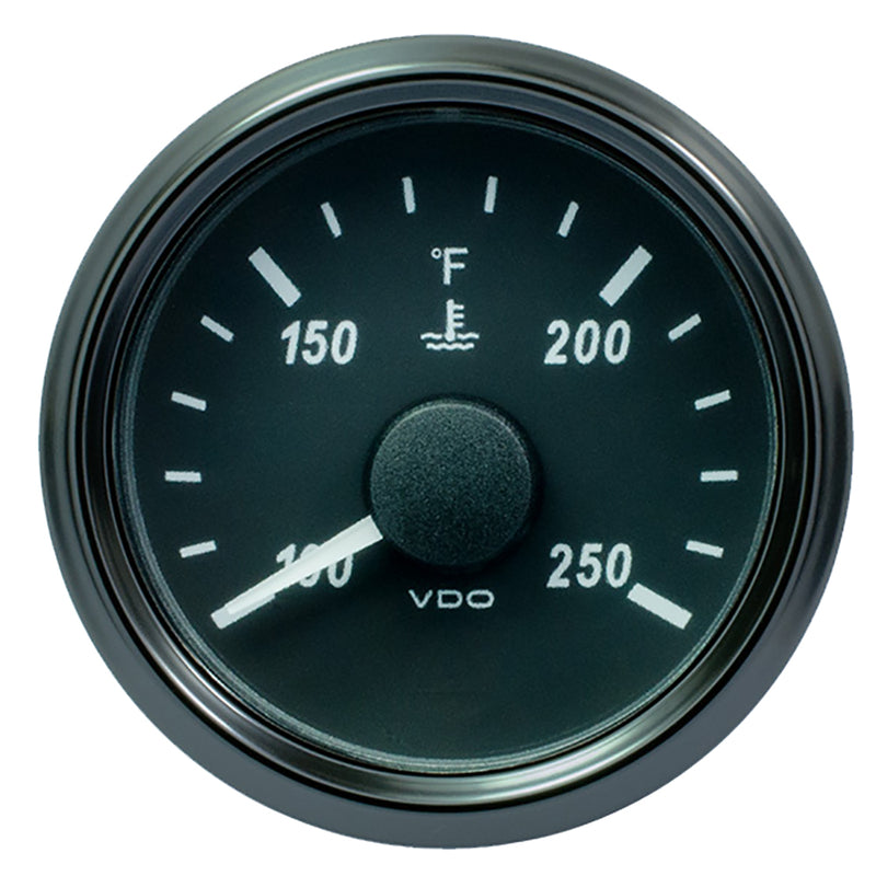 VDO SingleViu 52mm (2-1/16") Water Temp. Gauge - 250 F - 291-22 OHM [A2C3833350030] - Mealey Marine