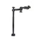 RAM Mount RAM Tele-Pole w/12"  18" Poles, Double Swing Arms  Round Plate [RAM-VP-SW1-1218] - Mealey Marine