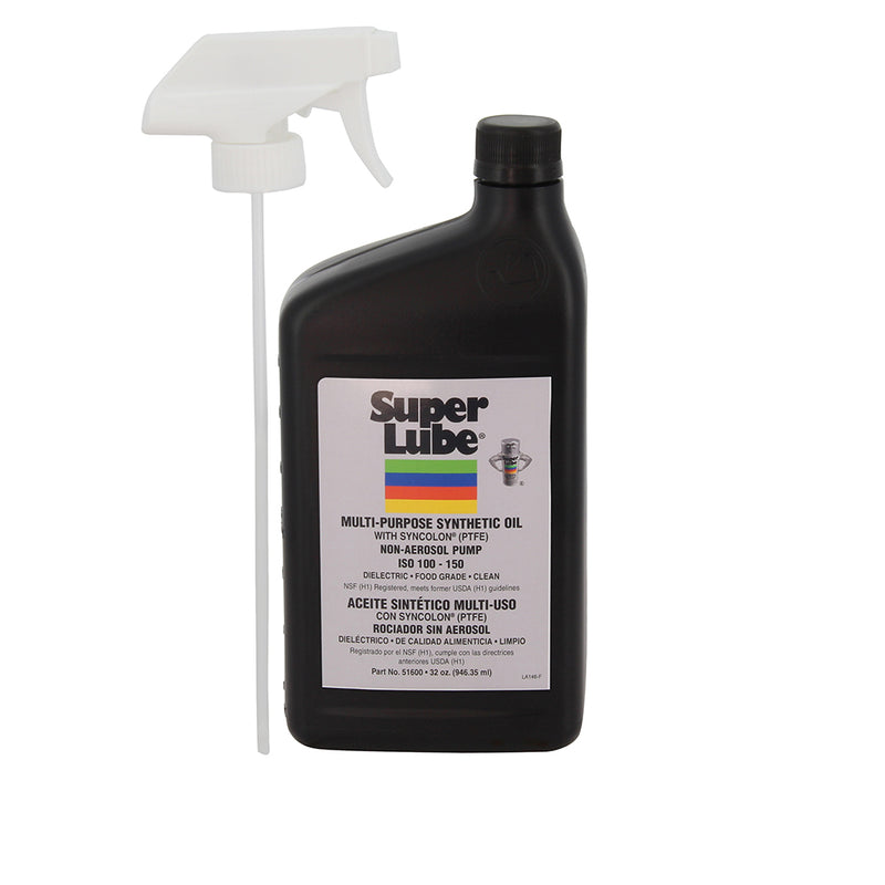 Super Lube Food Grade Synthetic Oil - 1qt Trigger Sprayer [51600] - Mealey Marine