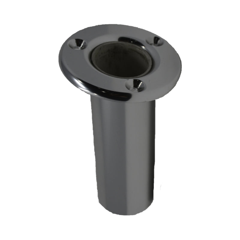 TACO Flush Mount Rod Holder 10 - Black Aluminum [F31-0702BXY] - Mealey Marine