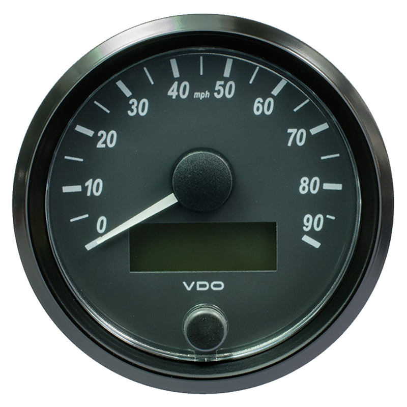 VDO SingleViu 80mm (3-1/8") Speedometer - 90MPH [A2C3832900030] - Mealey Marine