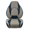 Springfield Fish Pro High Back Folding Seat - Blue/Grey [1041631-1] - Mealey Marine