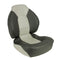 Springfield Fish Pro Mid Back Folding Seat - Charcoal/Grey [1041733] - Mealey Marine