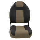 Springfield OEM Series Folding Seat - Charcoal/Tan [1062583] - Mealey Marine