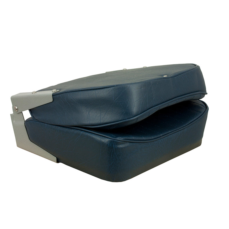 Springfield Economy Folding Seat - Blue [1040621] - Mealey Marine