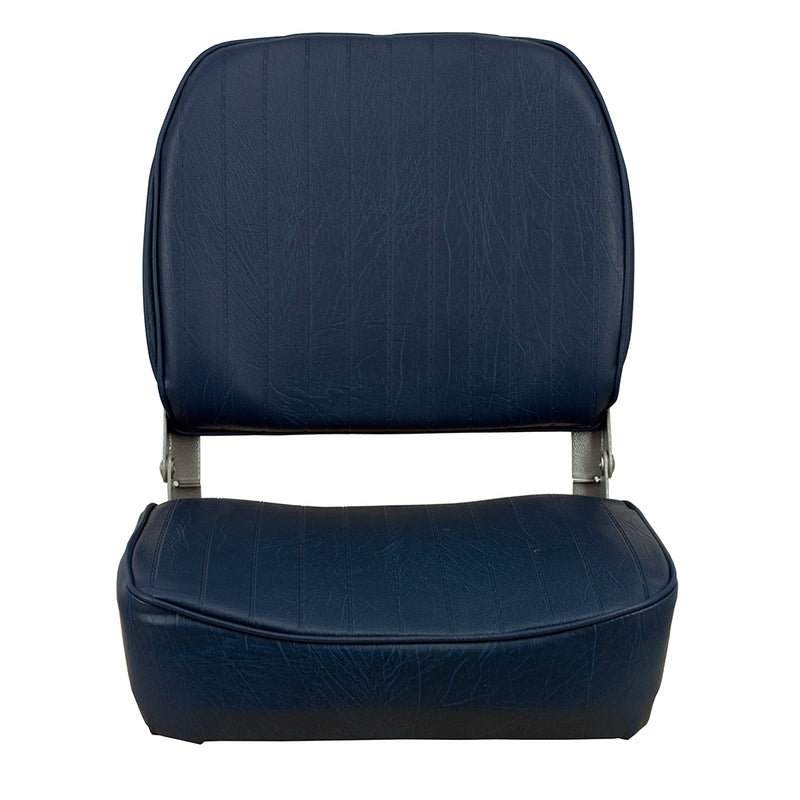 Springfield Economy Folding Seat - Blue [1040621] - Mealey Marine