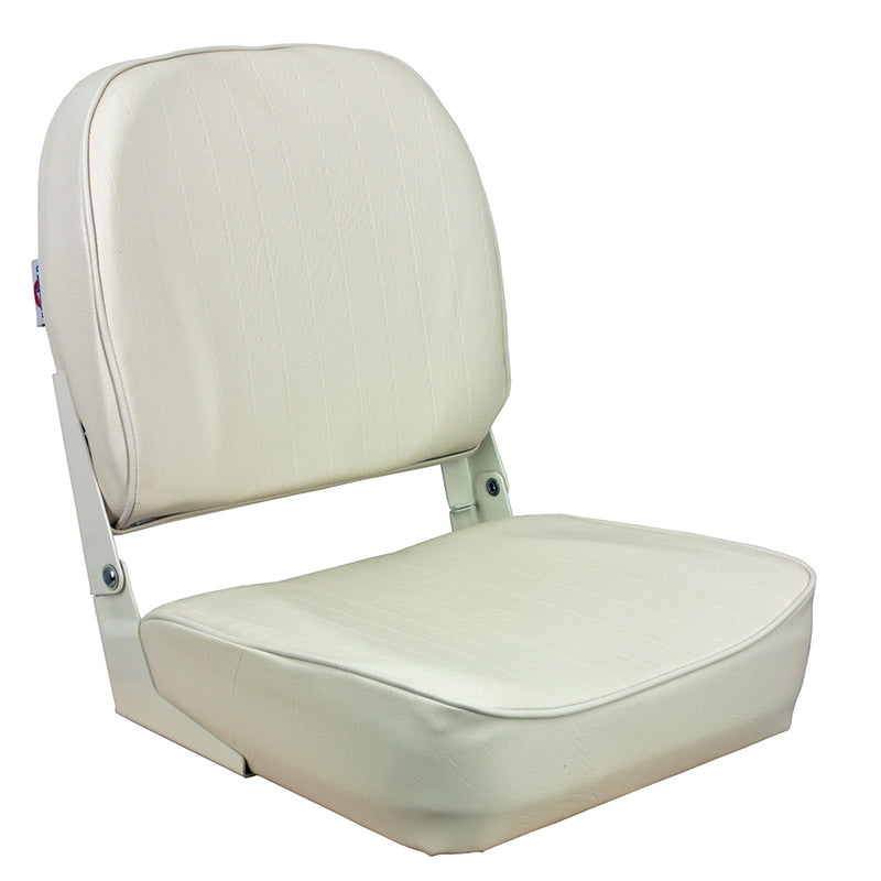 Springfield Economy Folding Seat - White [1040629] - Mealey Marine