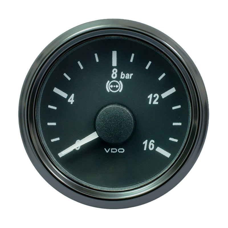 VDO SingleViu 52mm (2-1/16") Brake Pressure Gauge - 16 Bar - 0-4.5V [A2C3832710030] - Mealey Marine