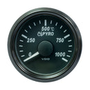 VDO SingleViu 52mm (2-1/16") Exhaust Gas Temp. Gauge - 1000C [A2C3833050030] - Mealey Marine