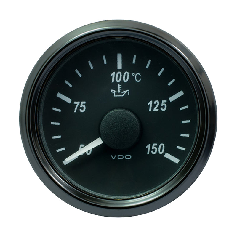 VDO SingleViu 52mm (2-1/16") Oil Temp. Gauge - 150 C - 322-18 Ohm [A2C3833380030] - Mealey Marine