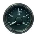 VDO SingleViu 52mm (2-1/16") Water Temp. Gauge - Euro - 120 C - 291-22 ohm [A2C3833330030] - Mealey Marine