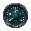 VDO SingleViu 52mm (2-1/16") Turbo Pressure Gauge - 60 PSI - 0-180 Ohm [A2C3833470030] - Mealey Marine