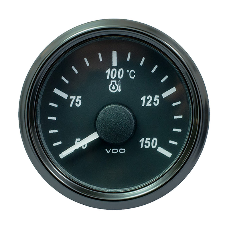 VDO SingleViu 52mm (2-1/16") Oil Temp. Gauge - Euro - 150 C - 322-18 Ohm [A2C3833390030] - Mealey Marine