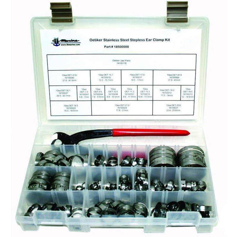 T-H Marine Oetiker Stepless Clamp Kit w/Pliers [18500000] - Mealey Marine