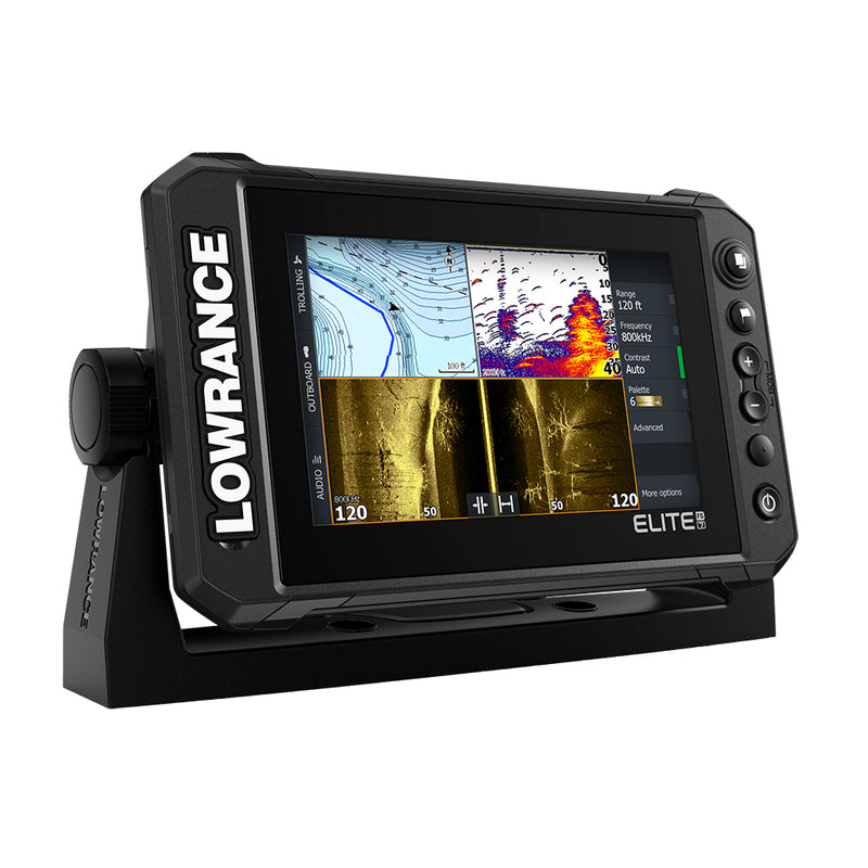 Lowrance Elite FS 7 Chartplotter/Fishfinder w/Active Imaging 3-in-1 Transom Mount Transducer [000-15688-001] - Mealey Marine